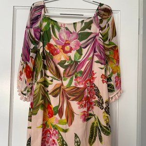 NWT Trina Turk Amaris Floral Chiffon Mini-Dress.  Casual or Special Occasion